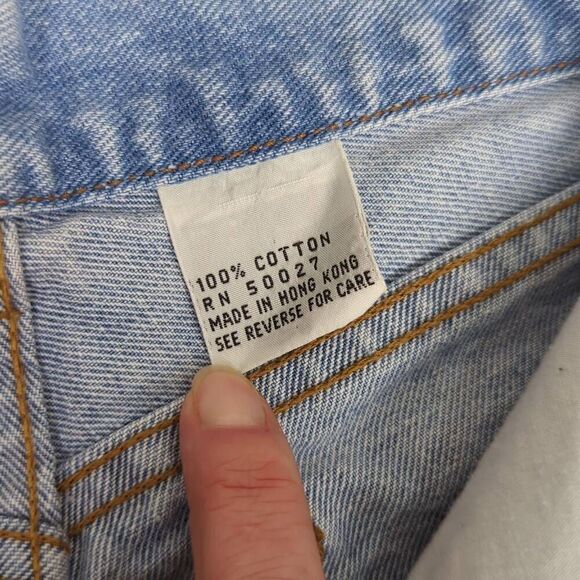 Vintage Bill Blass Women’s Size 10 Mom Blue Denim Jeans 27” Inseam - Picture 8 of 8